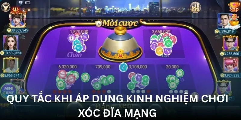 Kinh nghiệm chơi xóc đĩa mạng